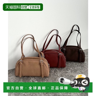 1h可退 大容量内袋可调节肩 日本直邮archives女士仿麂皮波士顿包