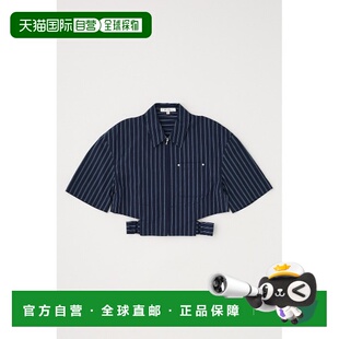 1h可退 日本直邮MOUSSY 女士 cropped belted 短款束腰衬衫 010IS