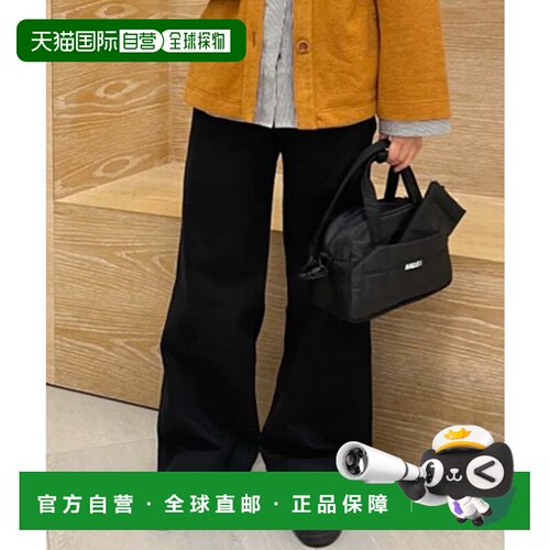 日本直邮AIGLE 高腰喇叭裤 黑色