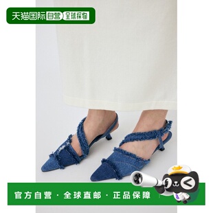 1h可退 日本直邮MOUSSY 女士尖头高跟鹿仔纹鞋 010ISL550441单鞋