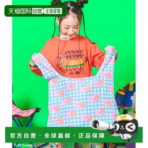 日本直邮MARKEY'S 儿童 款WIGGLE WIGGLE满印图案环保袋 mk9934
