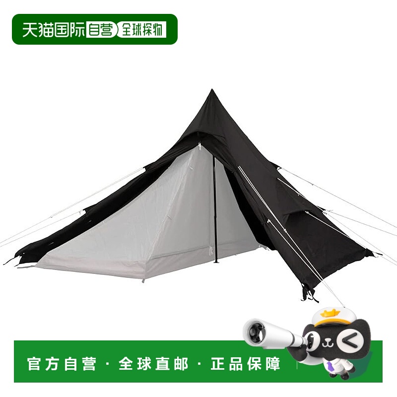 【日本直邮】DOD单杆帐篷RX(M)TC带裙边的TC帐篷T3-949-BK