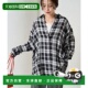 日本直邮官方授权 衬衫 FREAK STORE 1h可退 型格子宽袖 宽松版