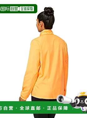 【日本直邮】ASICS 女士跑步夹克 轻质防风防水 金黄色 S 2012B97