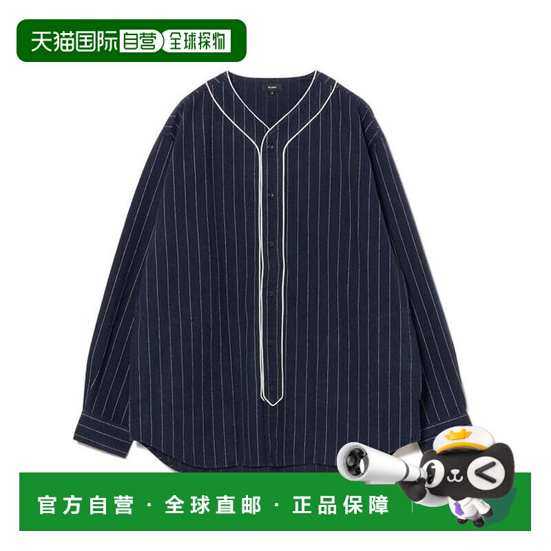 日本直邮BEAMS 棒球条纹衬衫 支付后1h可退图片