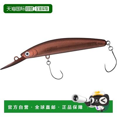 【日本直邮】达亿瓦PRESSO 双离合 60SHF 路亚 全棕色 60 毫米