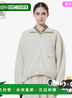 日本直邮Lacoste 女士罗纹针织立领披肩外套 BF011J-99