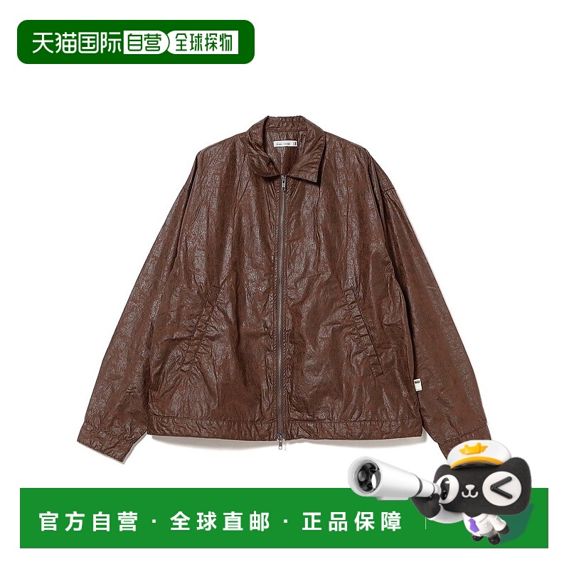 1h可退 日本直邮SSZ 男装 仿皮风格宽松夹克 半拉链设计 11186628