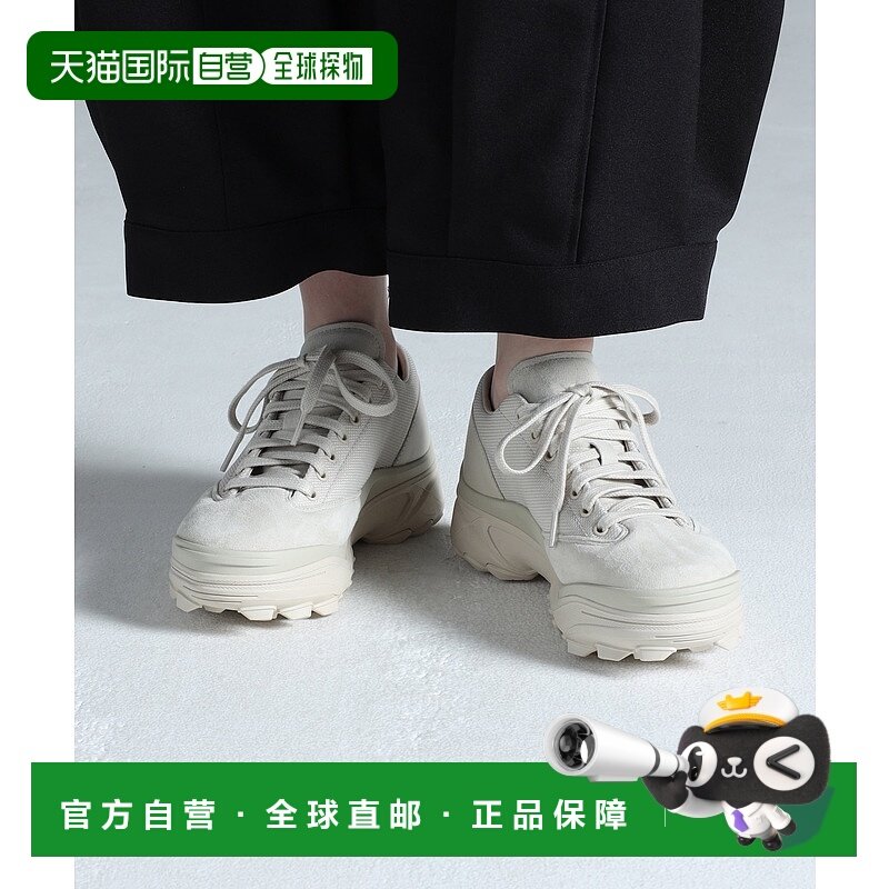 1h可退 日本直邮Y-3 男女同款 GSG9 LO 低帮运动鞋 皮革拼接设计