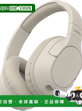 【日本直邮】Belkin SoundForm Surround 蓝牙耳机 白色 60小时播