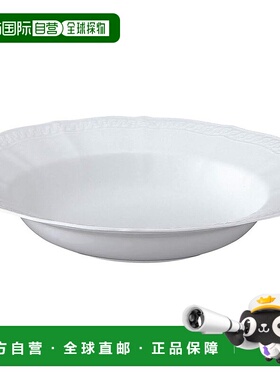 【日本直邮】则武 深盘 24cm 370cc 白 微波炉 94898/1655