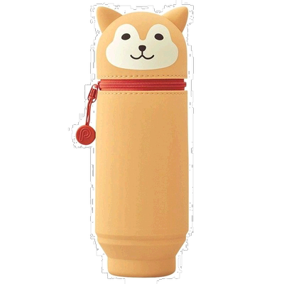 【日本直邮】lihit lab.文具用品立式笔袋BIG PuniLabo柴犬