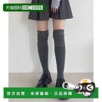1h可退 日本直邮Heather 女士时尚叠穿感过膝袜 964396 舒适透气
