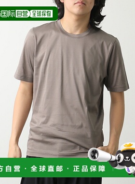 日本直邮GRAN SASSO T恤 60133 74002 棉质 圆领 短袖 颜色