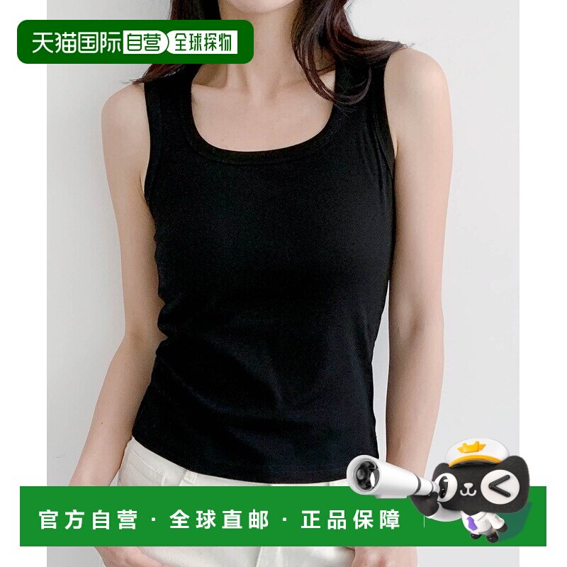 日本直邮LOWO 女装 修身方领弹力棉质背心 lwtoeqd8806