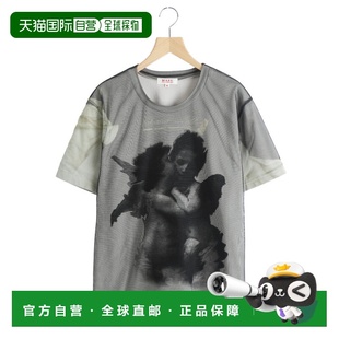 T恤 1h可退 型天使图案半袖 宽松版 M26U6CS006 日本直邮MASU男装