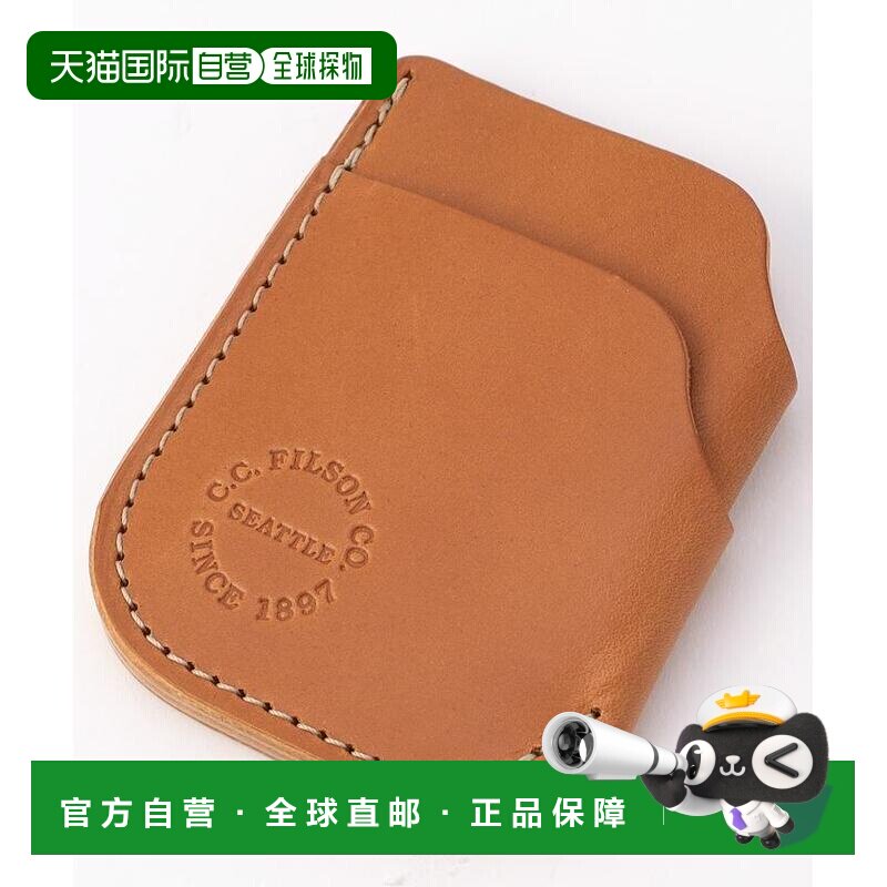 日本直邮FILSON 男装 植鞣布雷多尔皮革 前袋式卡夹 108623910000