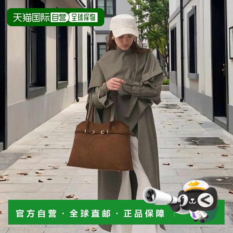 日本直邮SNIDEL Sustainable 披肩交叉设计风衣 日系甜美穿搭
