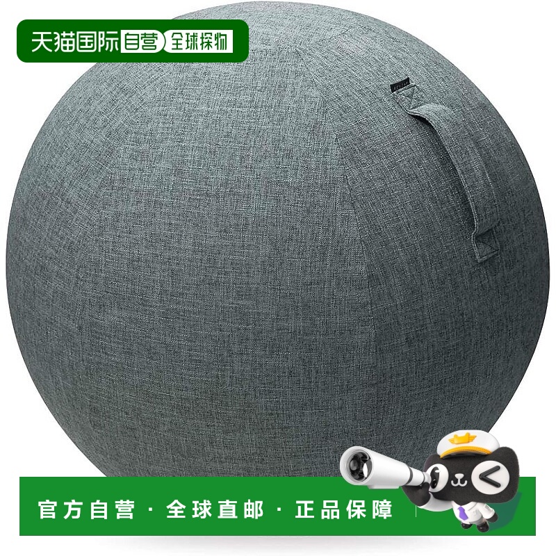 【日本直邮】宜丽客 平衡球套 75厘米 带提手方便携带 灰色 HCF-B