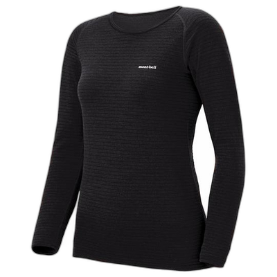 1h可退 日本直邮Montbell 级美利奴羊毛 EXP. 圆领衬衫 女士