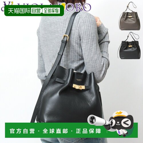 日本直邮VIOLAd'ORO TRERO v-1642 女士单肩包 斜挎包 抽绳款 意
