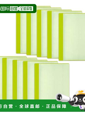 【日本直邮】Plus普乐士文件夹 通知表A4-S ⒑本FL-190GD绿色 78-