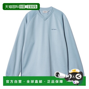 Bolan FW24 Neck 徽标刺绣V领宽松 日本直邮Carhartt Sweat WIP