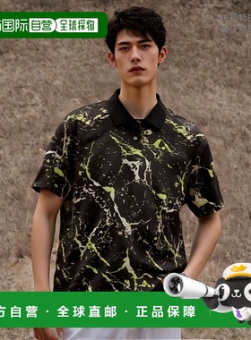 日本直邮LUCENT Uni Game 衬衫黑色网球 XLP8489 短袖