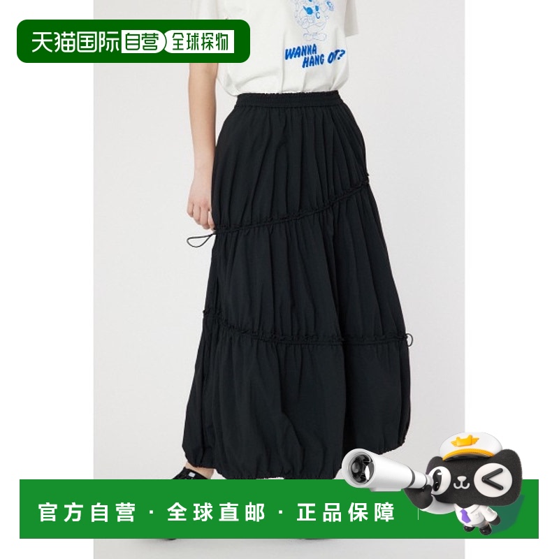 1h可退 日本直邮RODEO CROWNS WIDE BOWL女士尼龙拼接层次裙 420H