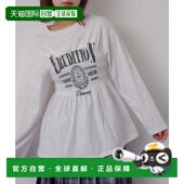 褶皱图案长袖 1h可退 T恤 PLACE 日本直邮官方授权 SENSE