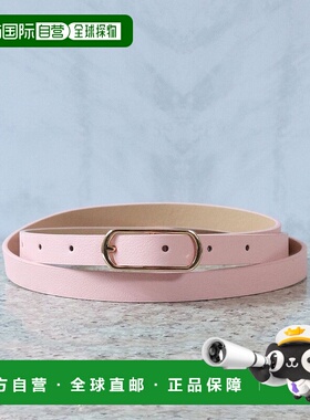 日本直邮florge 椭圆形细框皮革腰带 FL8218EW08211 腰带