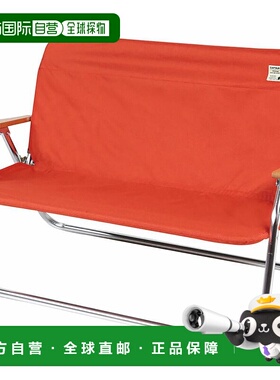 日本直邮CAPTAINSTAG 铝制靠背长椅套 橙色椅子长椅套 BBQ UC1653