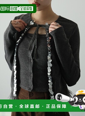 1h可退 日本直邮Ulysses 女装 亮片拼接假两件设计上衣 DSY26S006