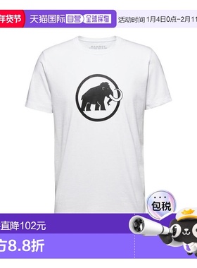 日潮跑腿MAMMUT猛犸象 Mammut Core T恤经典款 white L1017-05891
