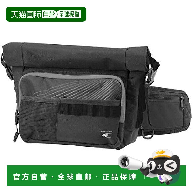 【日本直邮】Komine 摩托防水腰包 5L 黑色SA-243 防水型 09-243