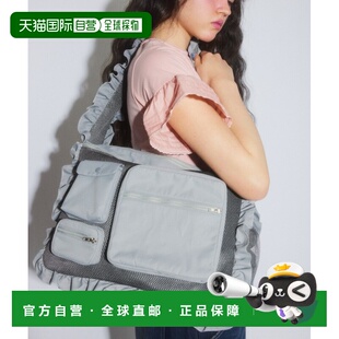 1h可退 日本直邮Candy Stripper 男女同款 多口袋网纱拼接 荷物透