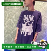 1h可退 20252256 暗黑猫印花纯棉T恤 日本直邮MILKBOY 男女同款