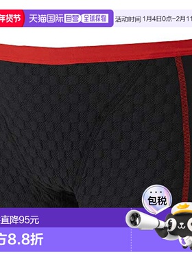 【日本直邮】Mizuno美津浓男式竞技练习用短款泳裤S黑红 N2MB7576