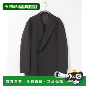 日本直邮LIFE STYLE TAILOR 男士 条纹双排扣修身西装外套 DT2613