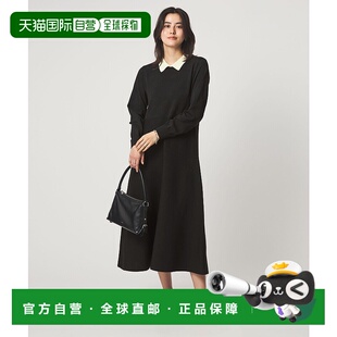 relaxing label 女装 针织连衣裙 1h可退 翻领修身 日本直邮green