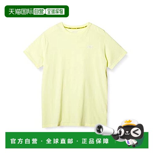 【日本直邮】ASICS T恤JSY CITY SS T 2 2191A224男士 淡黄EU L/J