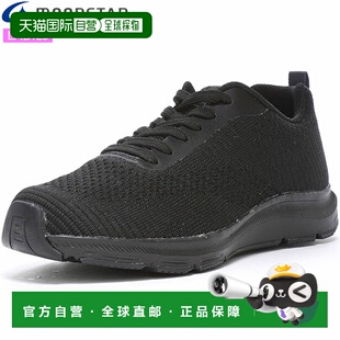 日本直邮MOONSTAR 女士 SNGY L21 运动鞋全黑采用 Synergy Cushio
