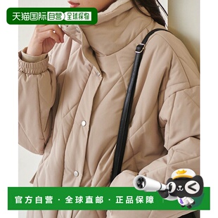 日本直邮RANAN Diamond Quilted Stand Collar Blouson外套皮草