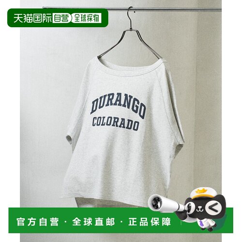 1h可退 日本直邮FREAK'S STORE 女士2WAY字母印花T恤 11212489014