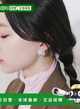 1h可退 日本直邮SMELLY 女士 花朵造型辐射纹路 维intage风合金耳