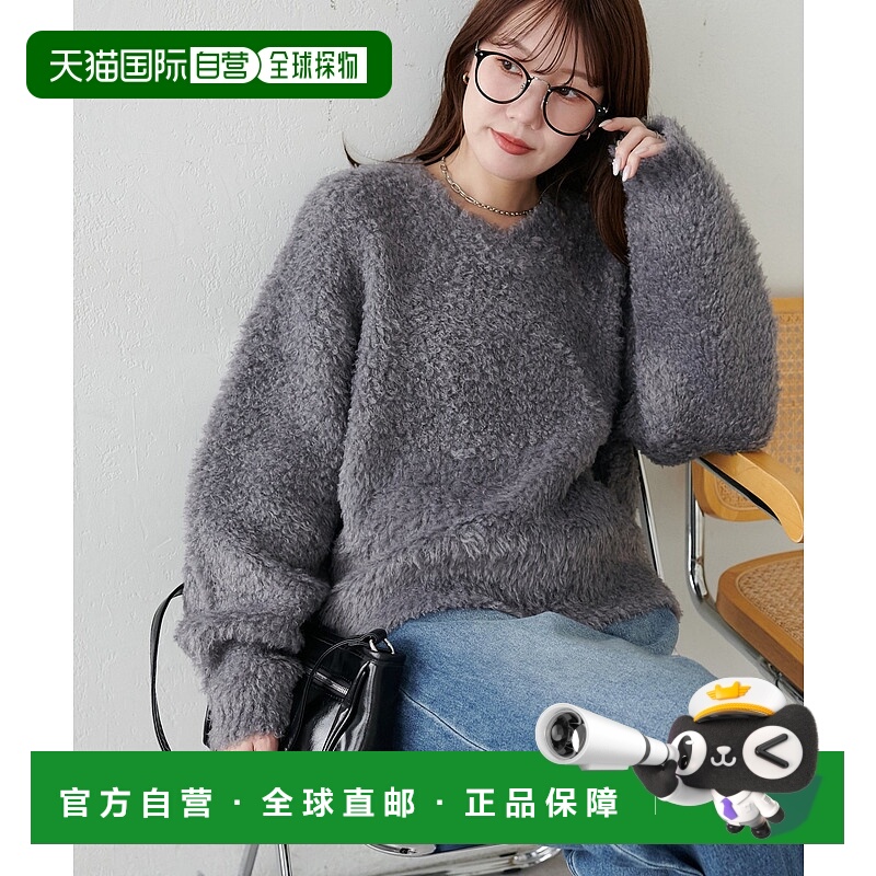 1h可退 日本直邮Discoat 女士 V领针织套头衫 DCZ1052405A0002