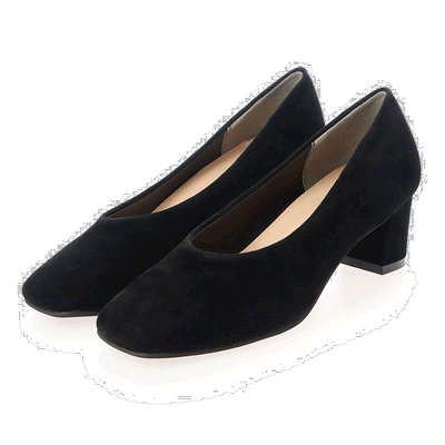 【日本直邮】SFW Liberty Doll 方头 5cm 高跟鞋 / 1136（黑单鞋