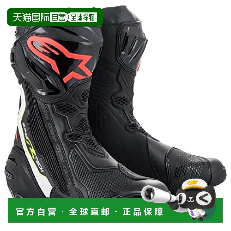 【日本直邮】Alpinestars 摩托车靴 29.5 cm黑色/白色/红色/黄色