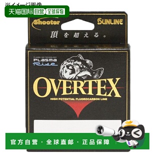 日本直邮SUNLINE Shooter Overtex 80m HG #7/25lb 透明 & 黄绿 &