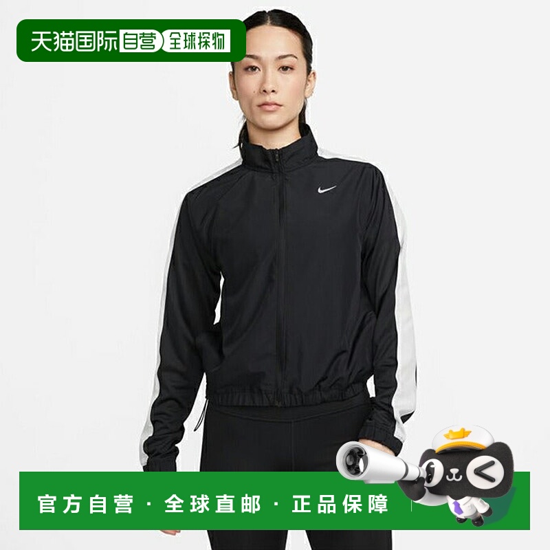 日本直邮 Nike 女士拼色透气运动跑步立领长袖夹克外套 DX1038-01